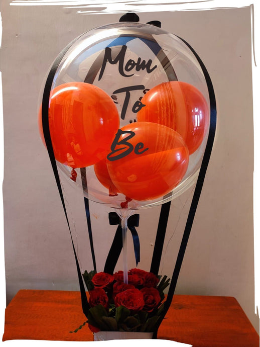 Best Gifts for MOM TO BE balloon decoration at home - Print any text C-BFST