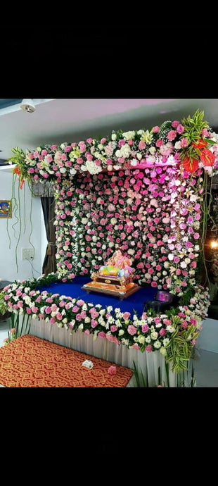 Ganesh Pooja Decoration - Design 3 Indiaflorist247