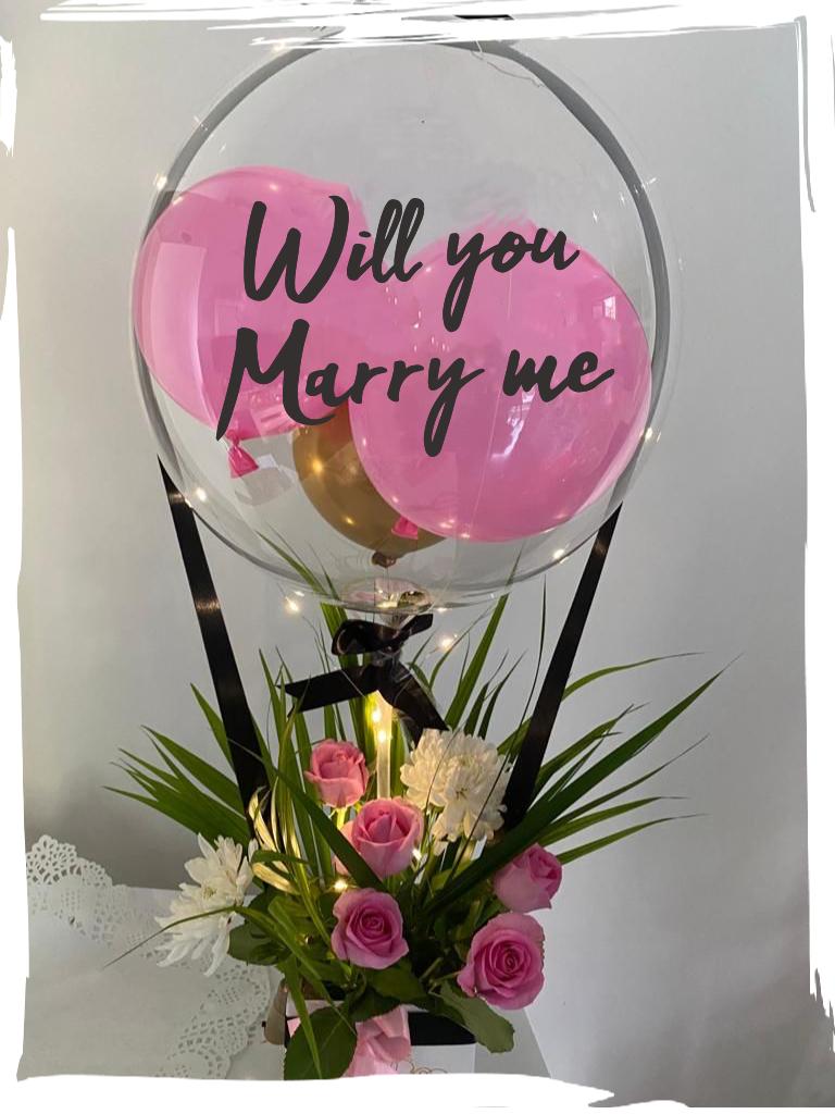 Will you deals marry me balloons