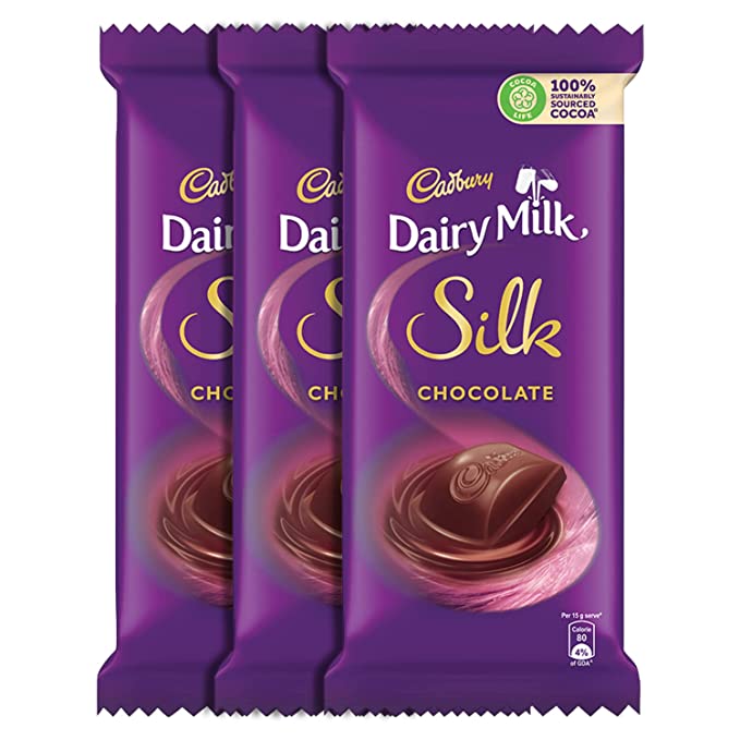 3 Cadbury Dairy Silk I-CHO