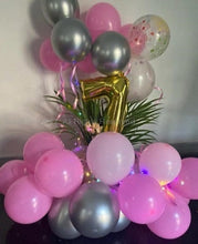 Load image into Gallery viewer, 7th birthday balloons-CHOOSE YOUR NUMBER- marking years for Anniversary or Birthday I-AFBO
