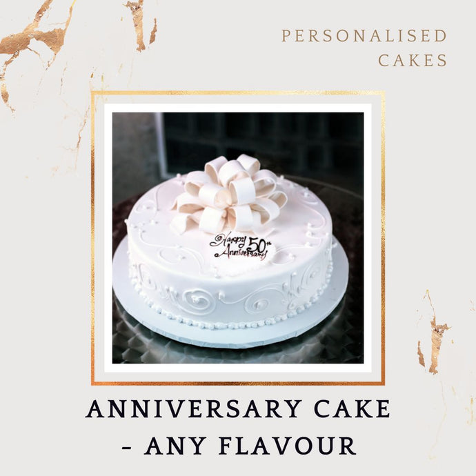 Anniversary Cake - Choose Flavour - Choose Topper I-CO