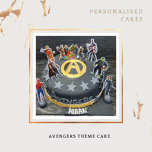 Load image into Gallery viewer, Avengers Theme Design - Customised Cake - Choose Flavour - Choose Topper I-CO
