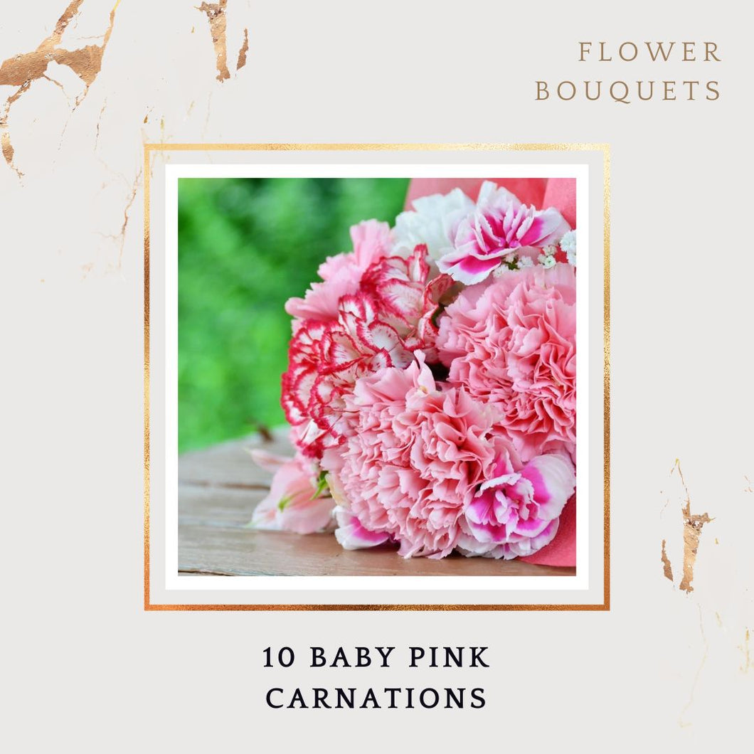 Baby Pink Carnations: Send a Bouquet of flowers for Birthday today in India Home delivery I-FBO