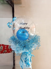 Load image into Gallery viewer, Balloon Bouquet - Blue Balloon - Same Day Delivery - Personalised Text C-BFST
