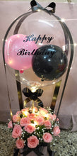 Load image into Gallery viewer, Balloon Bouquet - Print Any Text - Pink &amp; White C-BFST
