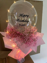 Load image into Gallery viewer, Balloon Bouquet with Premium Flowers Same day delivery for Birthday
