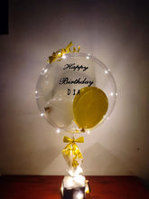 Load image into Gallery viewer, Balloon Gift Online - Birthday Balloons inside Bobo balloon - customise text and colours - Same Day Delivery across India C-BST
