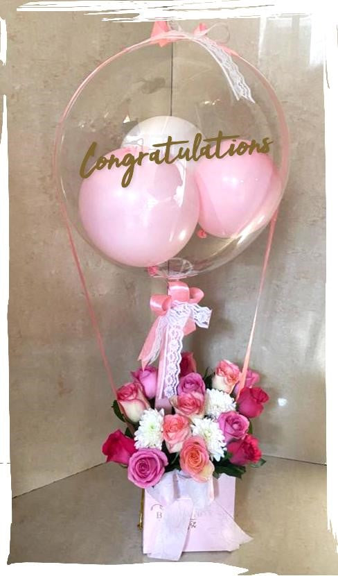 Balloon Gift for congratulations Same day delivery across India C-BFST