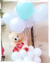 Load image into Gallery viewer, Big party balloons 12 inches teddy sitting on balloons in cluster or bundle--Balloon gift Hamper (Boy/Girl) C-TBB
