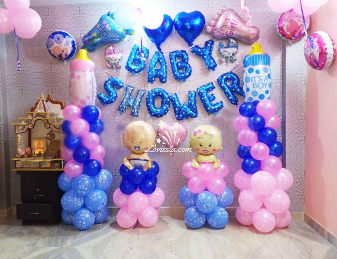 Birthday Balloon Decoration - Baby Shower Decoration Indiaflorist247