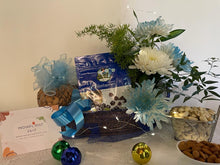 Load image into Gallery viewer, Gifts for Him - Blue Like the Ocean - Gift Hamper - Same Day Delivery - Seeds, Dates and Dry Fruits C-GBF
