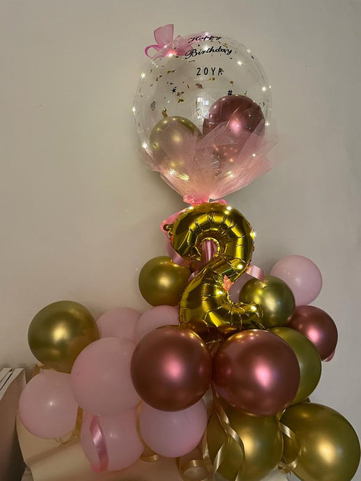 CHOOSE ANY NUMBER-Number digit balloons online same day delivery India for birthday or anniversary I-AFBO