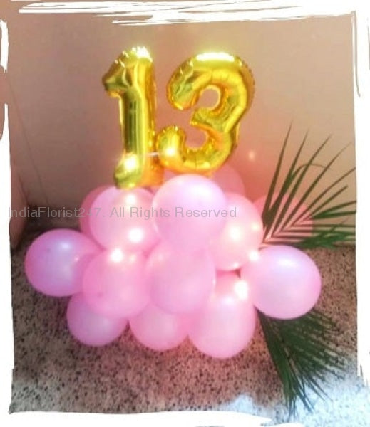 CHOOSE YOUR NUMBER-Birthday balloons delivered Double digit number numeric digit balloons for birthday I-AFBO