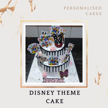 Load image into Gallery viewer, Disney Theme Design - Customised Cake - Choose Flavour - Choose Topper I-CO
