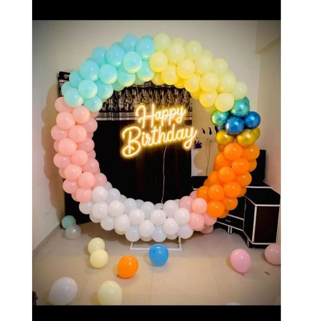 Happy Birthday balloon decoration Indiaflorist247