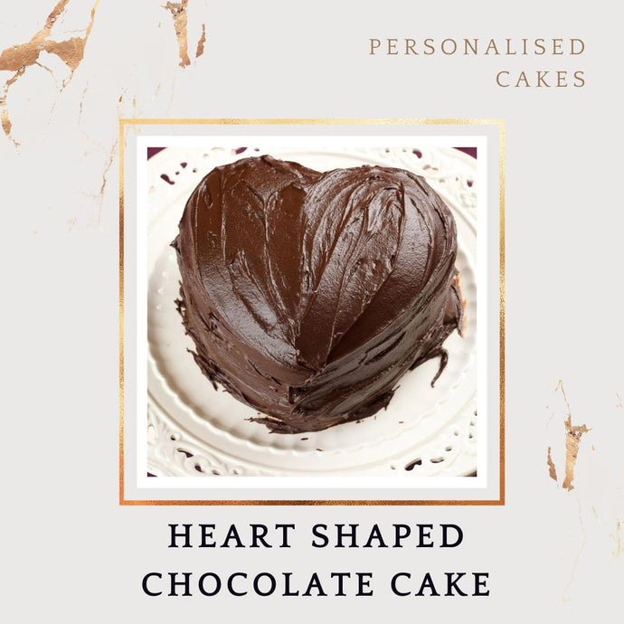 Heart Shaped Chocolate Cake for valentine's I-CO