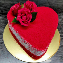 Load image into Gallery viewer, Heart Shaped Red Velvet Cake for Valentine&#39;s Or Birthday - 1 Kg I-CO
