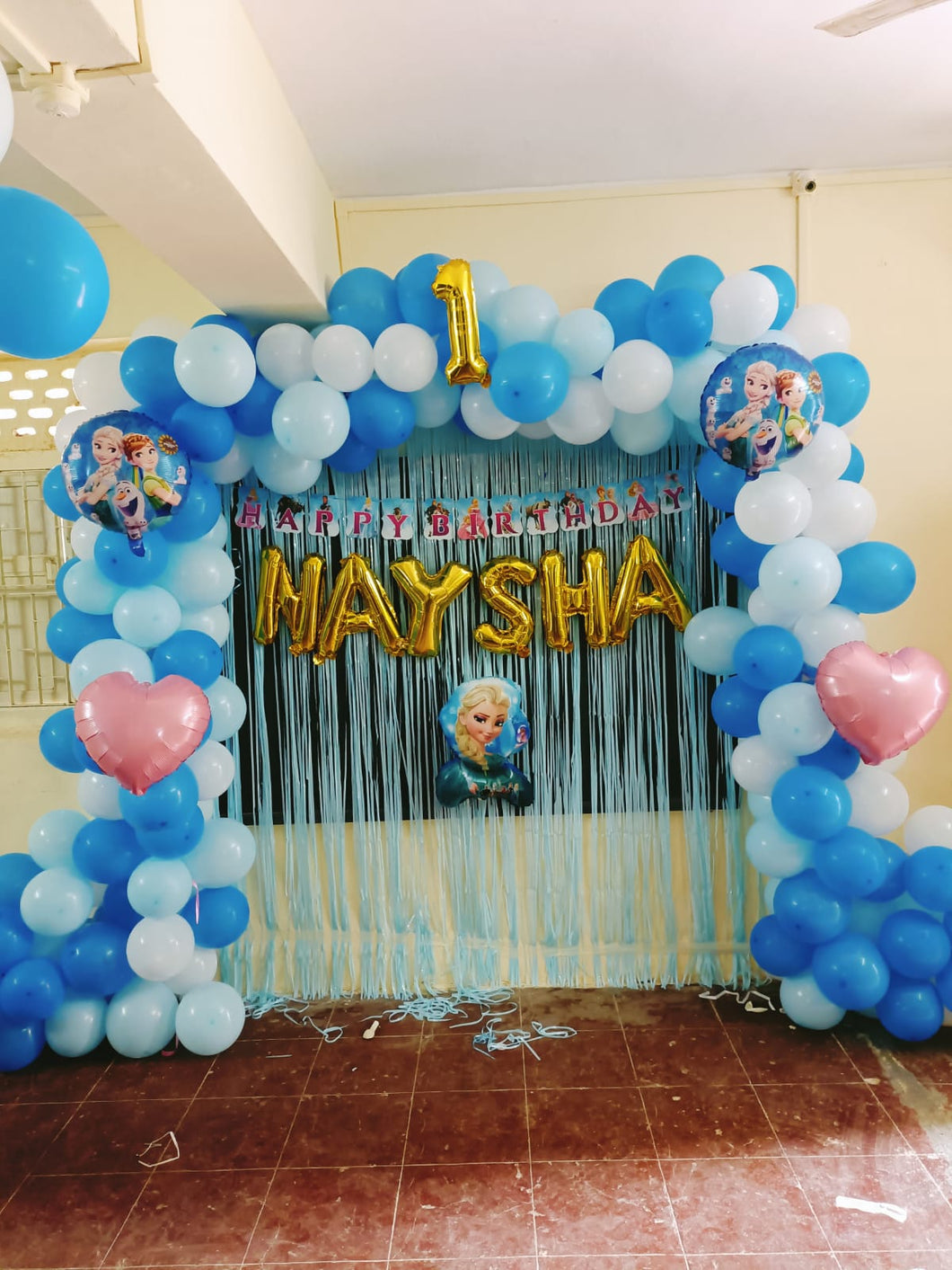 Kid's Birthday Balloon Decoration - Any Number Birthday - Customisation Options Indiaflorist247