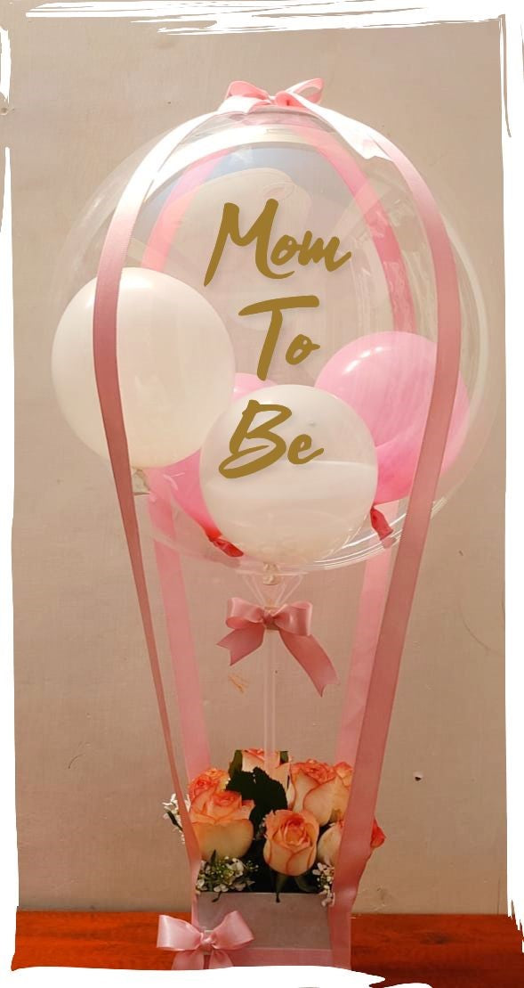 Mom to be decorations ideas with balloons Same day delivery online Free shipping C-BFST