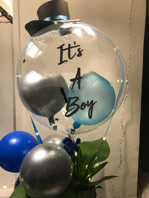 New born balloon bouquet gifts for online same day delivery