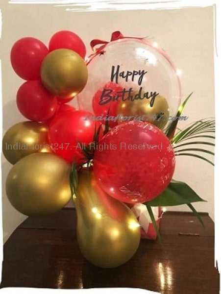 Personalised balloons delivered Birthday Balloon Bouquet Send gifts today Special gifts C-BFST