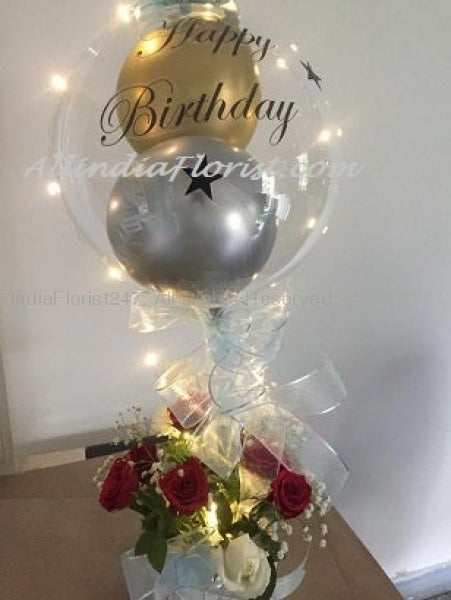 Personalised blow up balloons Happy birthday balloons custom Transparent Text Balloon C-BFST