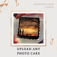 Load image into Gallery viewer, Photo Cake - Choose Flavour - Choose Topper - Upload Photo
