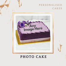 Load image into Gallery viewer, Photo Cake - Choose Flavour - Choose Topper - Upload Photo
