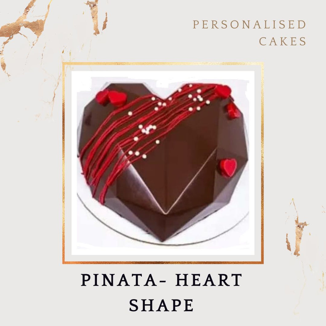 Pinata Cake- Heart Shaped Cake - Deliver fresh cakes online for birthday or anniversary I-CO