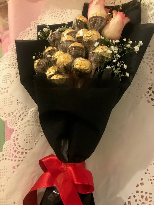 Send Gifts in India Today Ferrero Rochers chocolate bouquet C-FCB