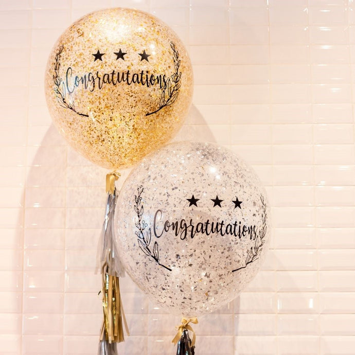 Send congratulations balloons fast delivery Online I-CO