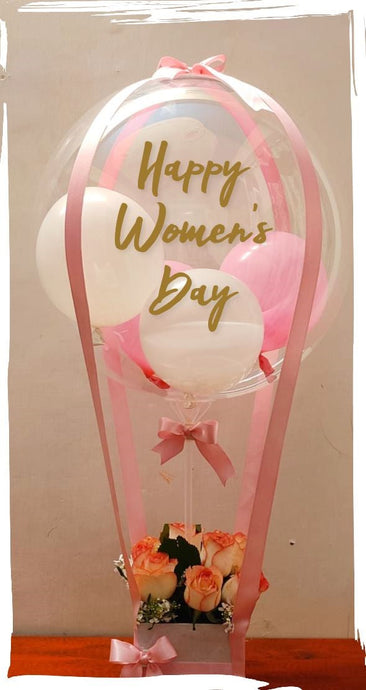 Send gifts online delivery same day for Women's Day Balloon Book and order now C-BFST