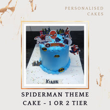Load image into Gallery viewer, Spiderman Cake - Choose Flavour - Choose Topper - Same Day Delivery I-CO
