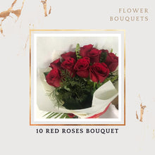 Load image into Gallery viewer, Send flower bouquet online Best gift for birthday Roses for your valentine 10 ROSES I-FBO
