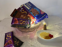 Load image into Gallery viewer, 8 - Chocolate and Dry Fruits Gift Basket for Diwali - Same day Delivery - Best Seller Gift Hamper C-GBF
