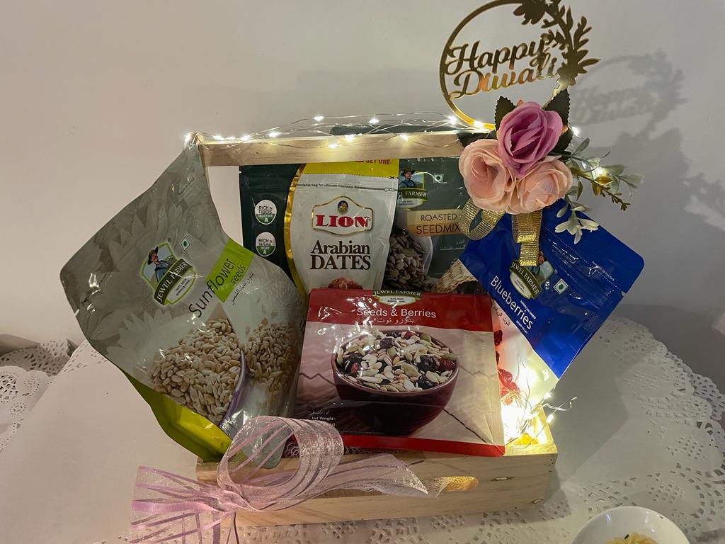 Good Health Gift Basket for Diwali - Same day Delivery - Best Seller Gift Hamper C-GBF