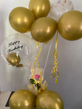 Load image into Gallery viewer, Personalised see through balloons Party Balloon bouquet with printed text- C-BFST

