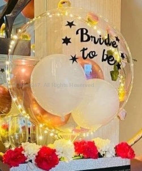 Bride to be Printed text bride to be balloons bachelorette party decorations Personalised letter balloons C-BFST