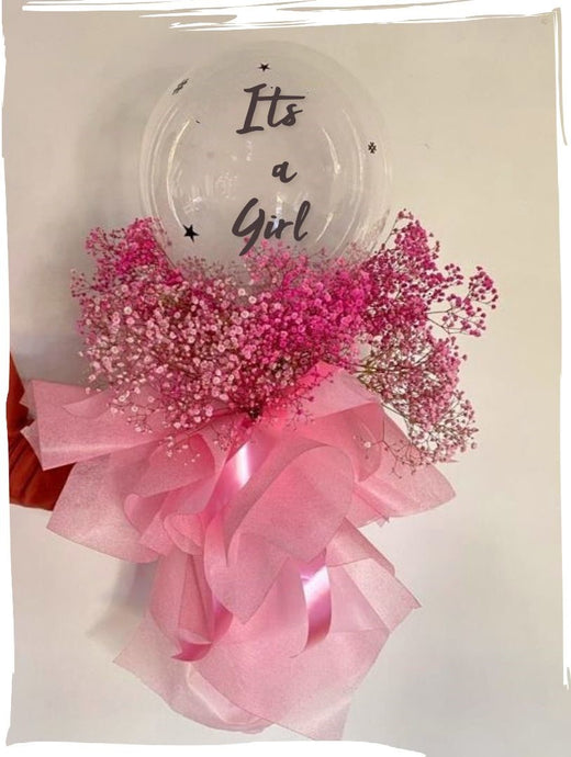Balloon with Text Best gift for new born baby same day delivery C-BFST